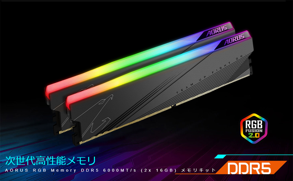 AORUS RGB MEMORY 32GB DDR5 6000MT/sAORUS